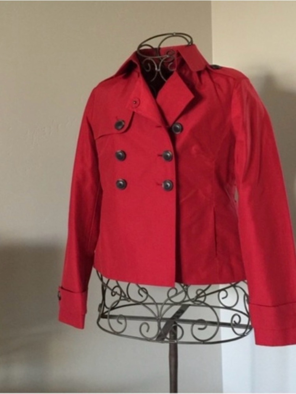Red Banana Republic swing pea coat